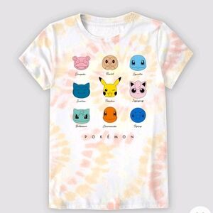 Pokemon Tie-Dye Kids Tee - Multicolor